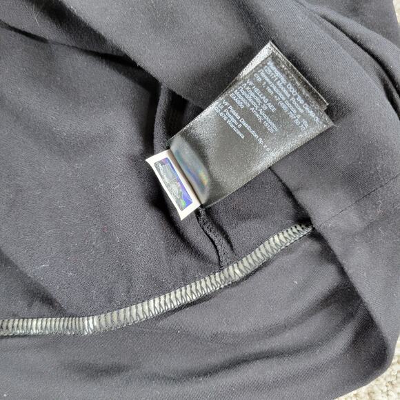 The North Face Womens Flashdry Hoodie XL Black Crisscross Cropped Thumb Holes - Picture 5 of 16